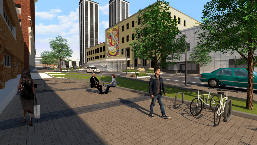Shared Space for Pedestrians, Cyclists, and Vehicles slide